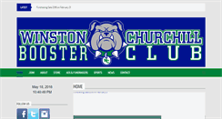 Desktop Screenshot of churchillboosterclub.org